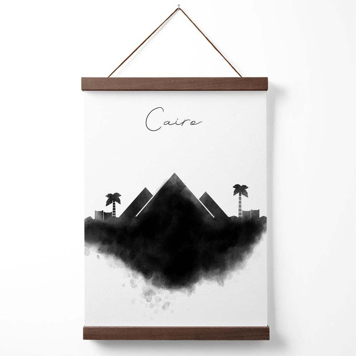Kairo-Aquarell-Stadtbildposter mit Aufhänger