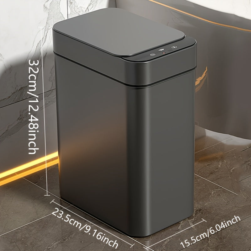 Set von 2 Smart Sensor Mülleimer – Berührungslos und kompakt (Schwarz) | Karnz