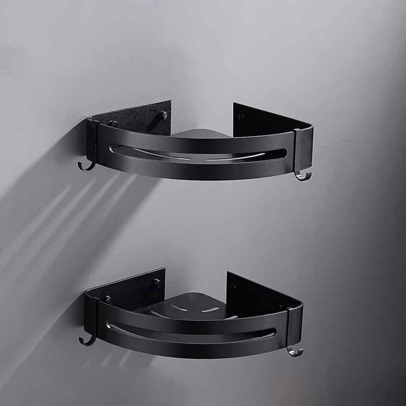Matt Schwarz Modernes Badezimmerzubehör-Set, Set von 3, Badezimmerregal