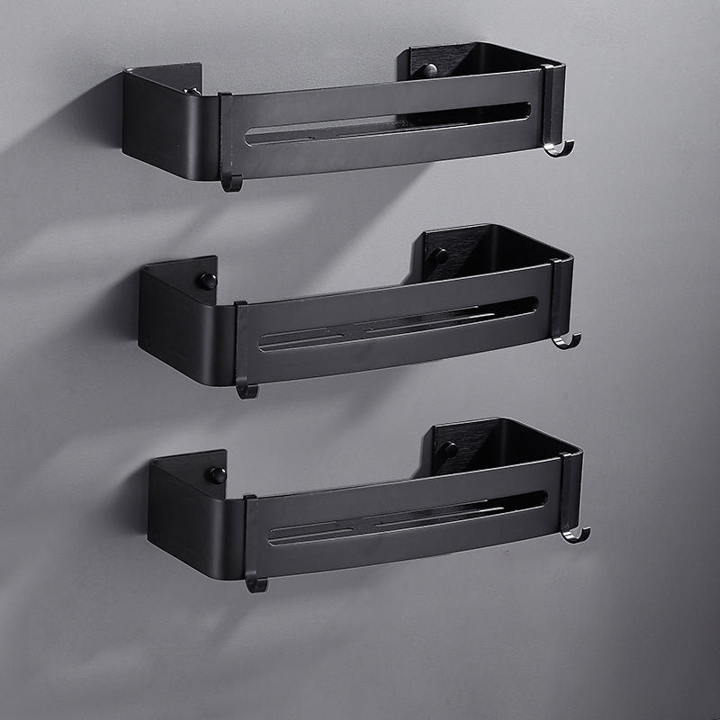 Matt Schwarz Modernes Badezimmerzubehör-Set, Set von 3, Badezimmerregal