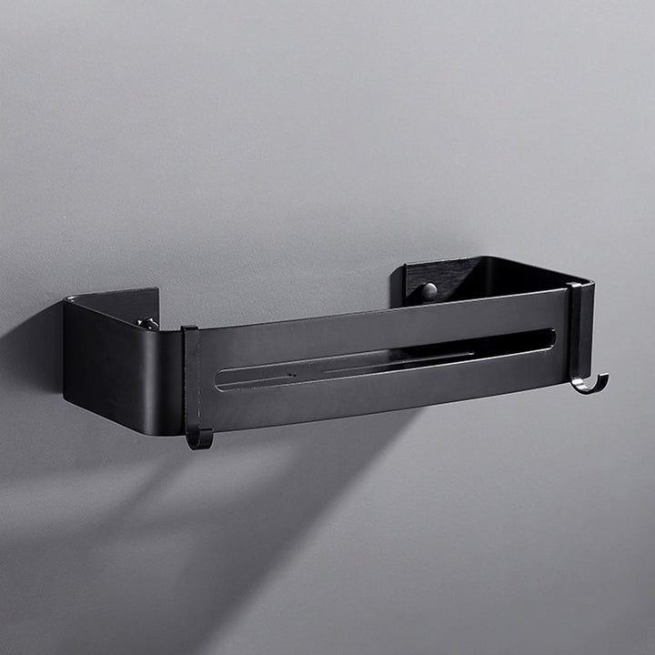 Matt Schwarz Modernes Badezimmerzubehör-Set, Set von 3, Badezimmerregal