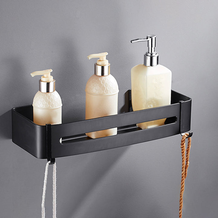 Matt Black Moderne Badezimmer Zubehör Set, Set von 3, Badezimmerregal