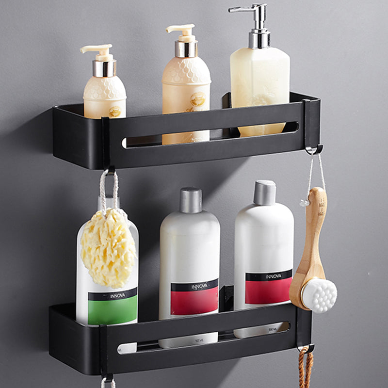 Matt Schwarz Modernes Badezimmerzubehör-Set, Set von 3, Badezimmerregal