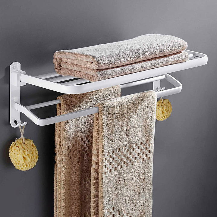 Weißes Badezimmer-Accessoires-Set, modernes Badezimmer-Accessoires-Set, Handtuchhalter