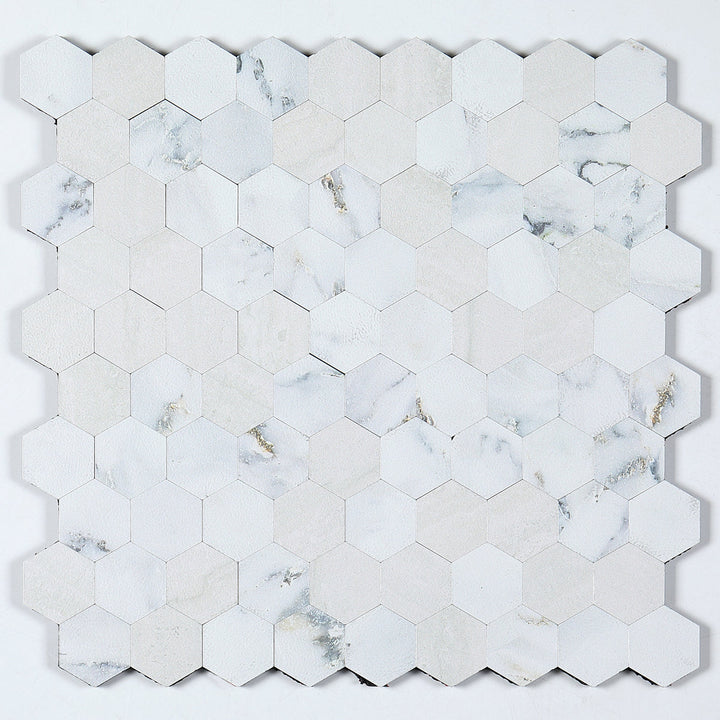 Modern Tile-Abziehen & Aufkleben Metall Mosaik Fliese Hexagon Abziehen & Aufkleben U-Bahn Fliese