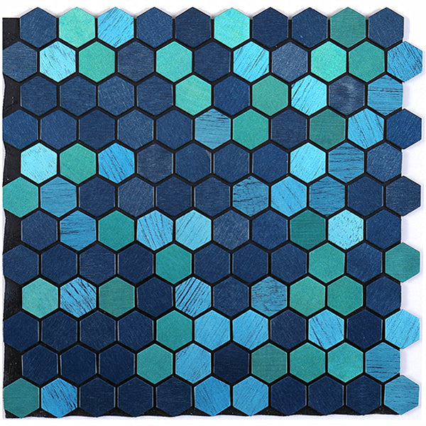 Modern Tile-Abziehen & Aufkleben Metall Mosaik Fliese Hexagon Abziehen & Aufkleben U-Bahn Fliese