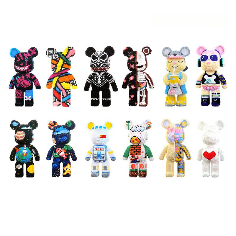 Karnz | DIY Pixel Art Block Bärenfiguren – Kreatives Bauen & Sammlerausstellung
