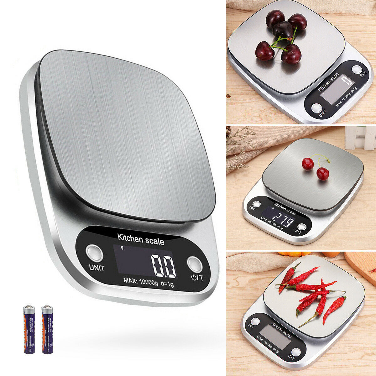 Digitale Küchenwaage, 10 kg Kapazität. | Karnz