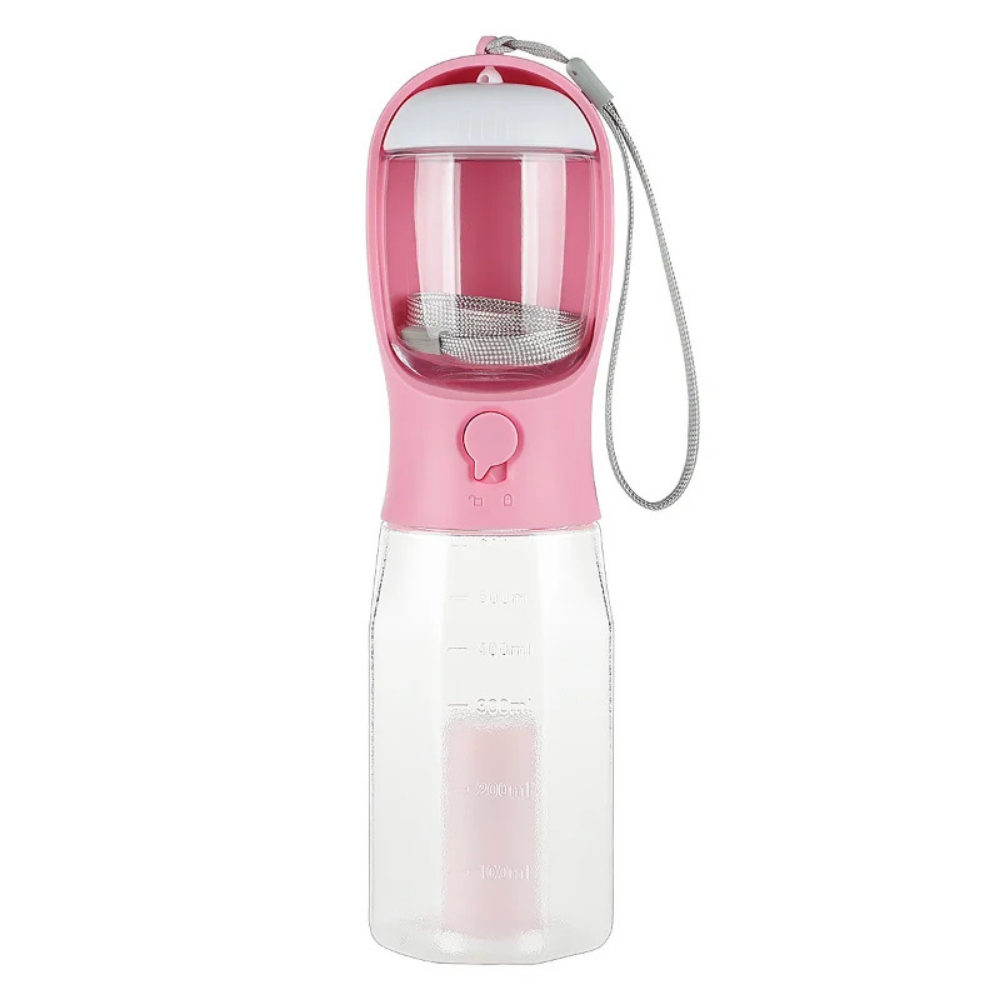 TrailBuddy™ – 3-in-1 Hunde-Trinkflasche mit Futterbox | Karnz