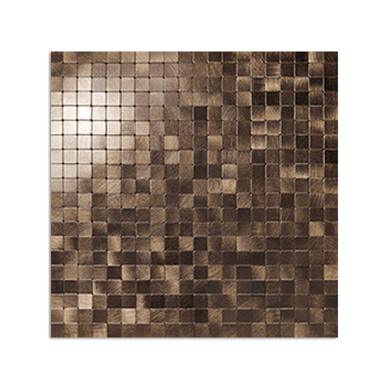 Mosaikfliesen Tapete Zeitgenössische Abzieh- und Klebetapete mit quadratischer Form
