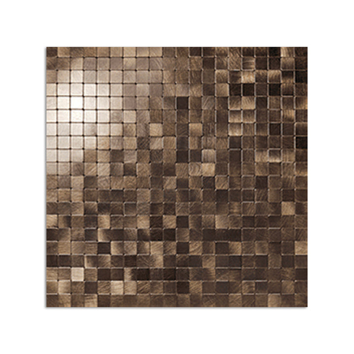 Mosaikfliesen Tapete Zeitgenössische Abzieh- und Klebetapete mit quadratischer Form