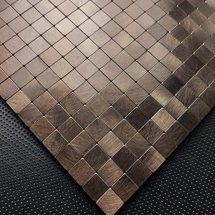 Mosaikfliesen Tapete Zeitgenössische Abzieh- und Klebetapete mit quadratischer Form