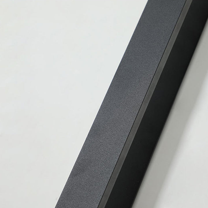 Zenith - Tight LED Wandleuchten Schwarzes Metall für Innen und Außen, modernes Design für Garten und Flur | Karnz