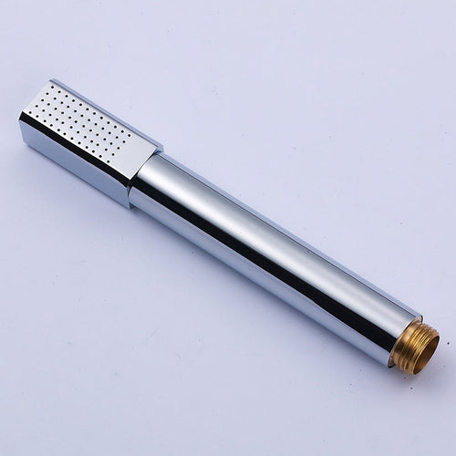 Einfacher Handheld Duschkopf Quadrat 304 Edelstahl Duschkopf
