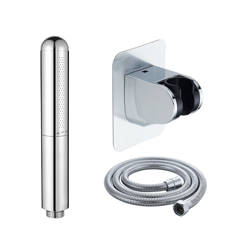 Einfacher Handheld Duschkopf Quadrat 304 Edelstahl Duschkopf