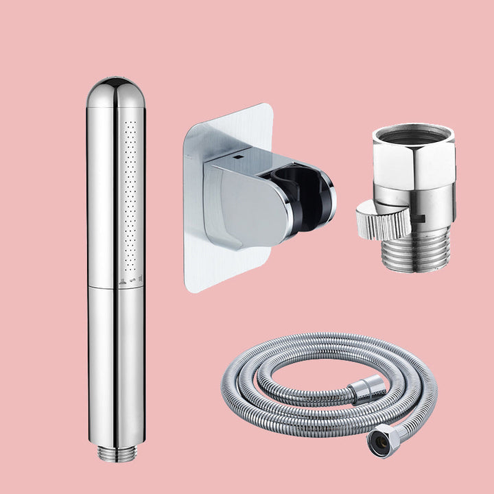 Einfacher Handheld Duschkopf Quadrat 304 Edelstahl Duschkopf