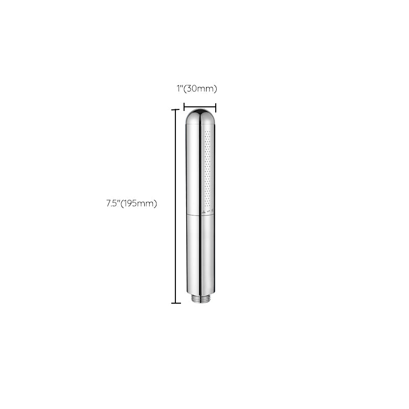 Einfacher Handheld Duschkopf Quadrat 304 Edelstahl Duschkopf