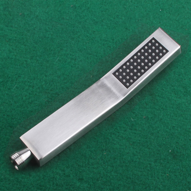 Einfaches Rechteck Duschkopf 304 Edelstahl Handbrause