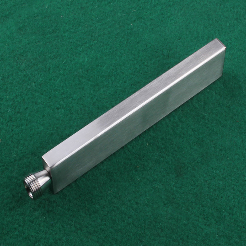 Einfaches Rechteck Duschkopf 304 Edelstahl Handbrause