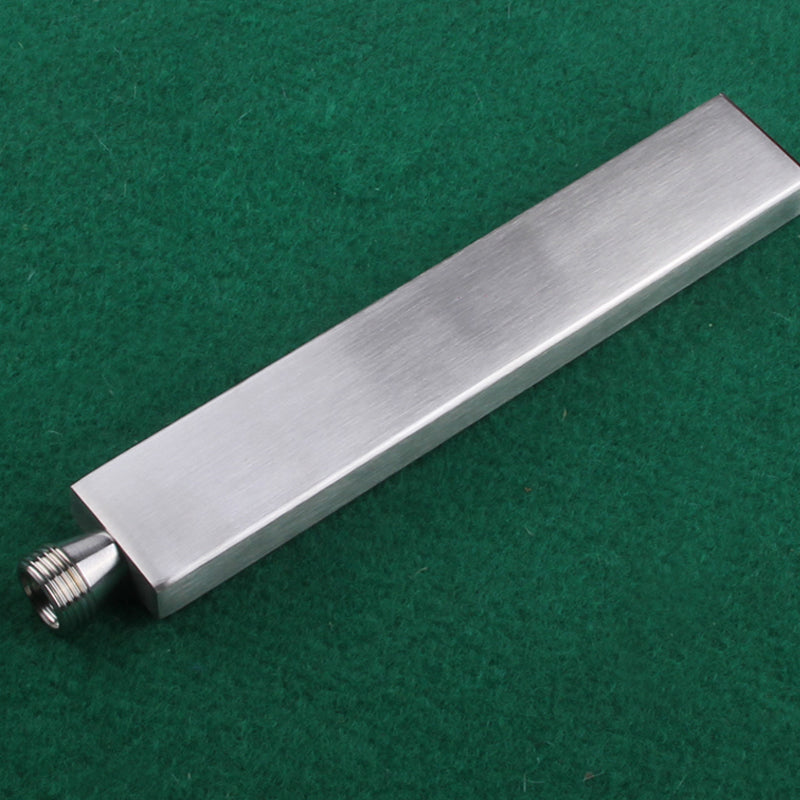 Einfaches Rechteck Duschkopf 304 Edelstahl Handbrause