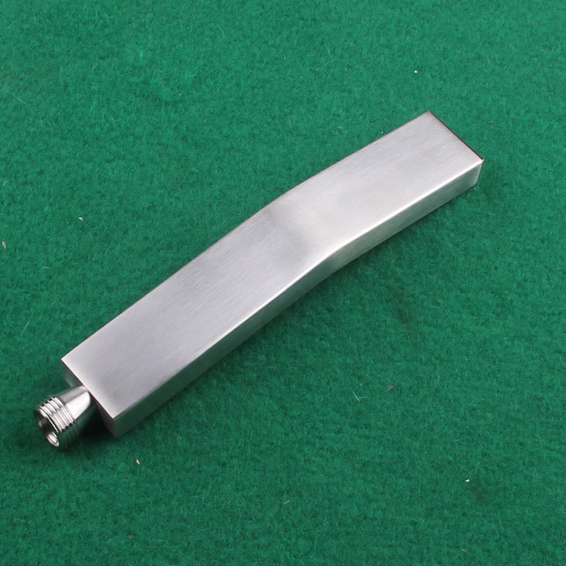 Einfaches Rechteck Duschkopf 304 Edelstahl Handbrause