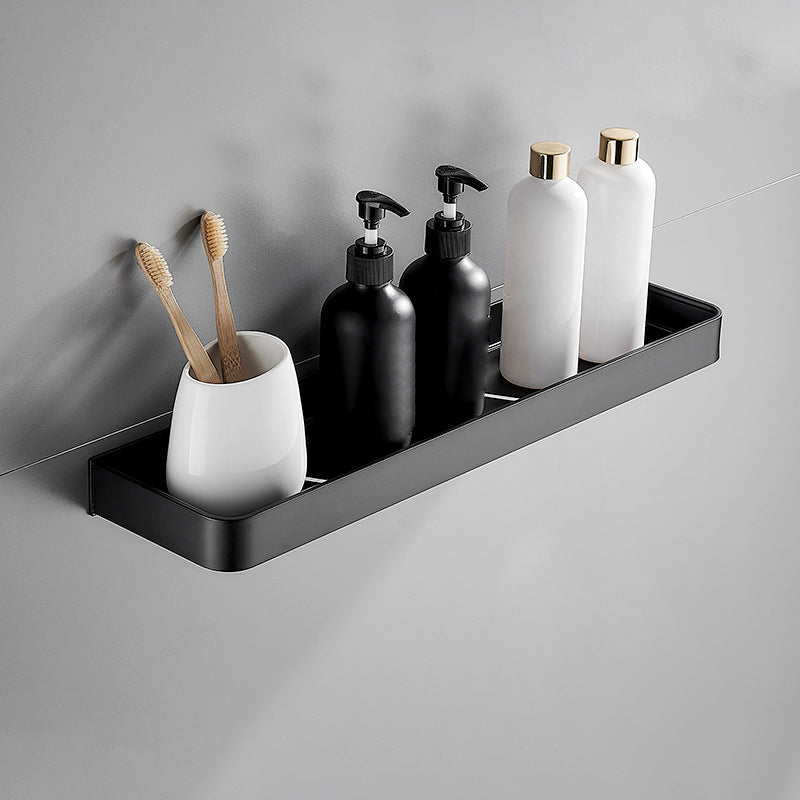 Matt Schwarz Badezimmer Set Modern 1/2 - Stück Edelstahl Badregal