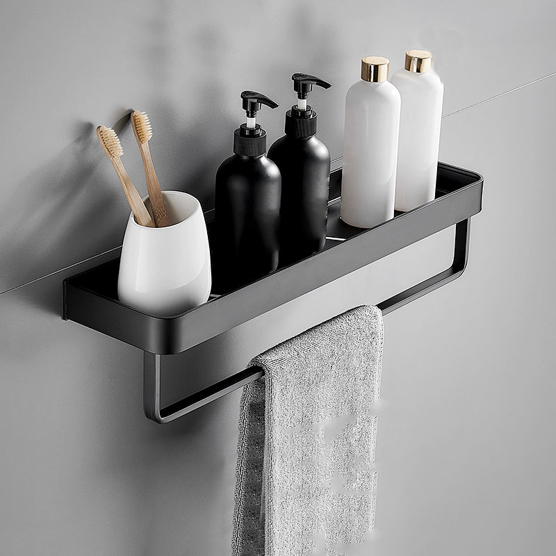 Matt Schwarz Badezimmer Set Modern 1/2 - Stück Edelstahl Badregal