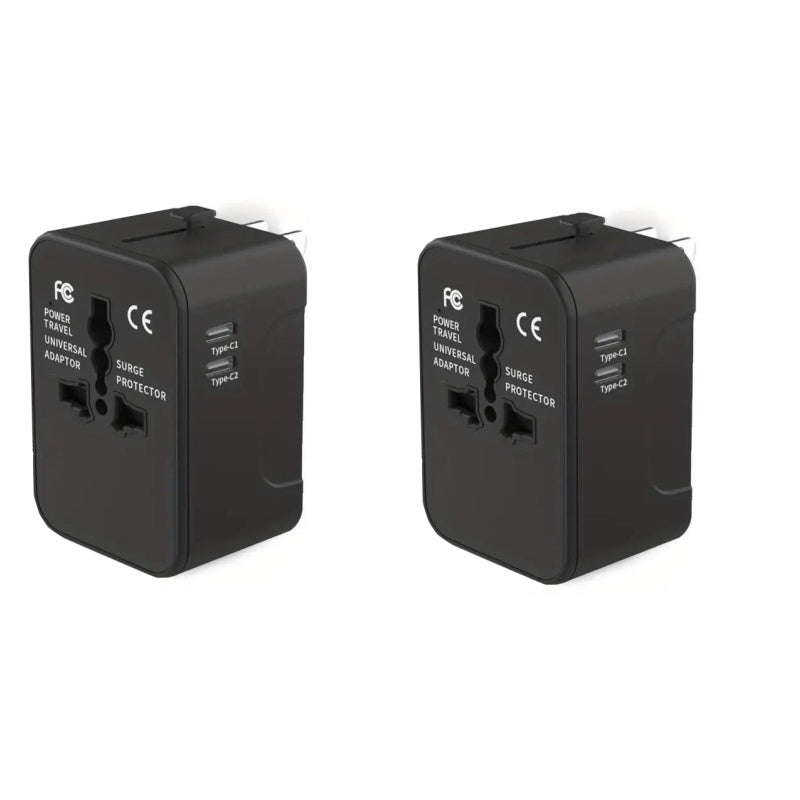 Universeller Reiseadapter mit dualen USB-Anschlüssen | Karnz