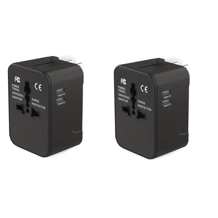 Universeller Reiseadapter mit dualen USB-Anschlüssen | Karnz