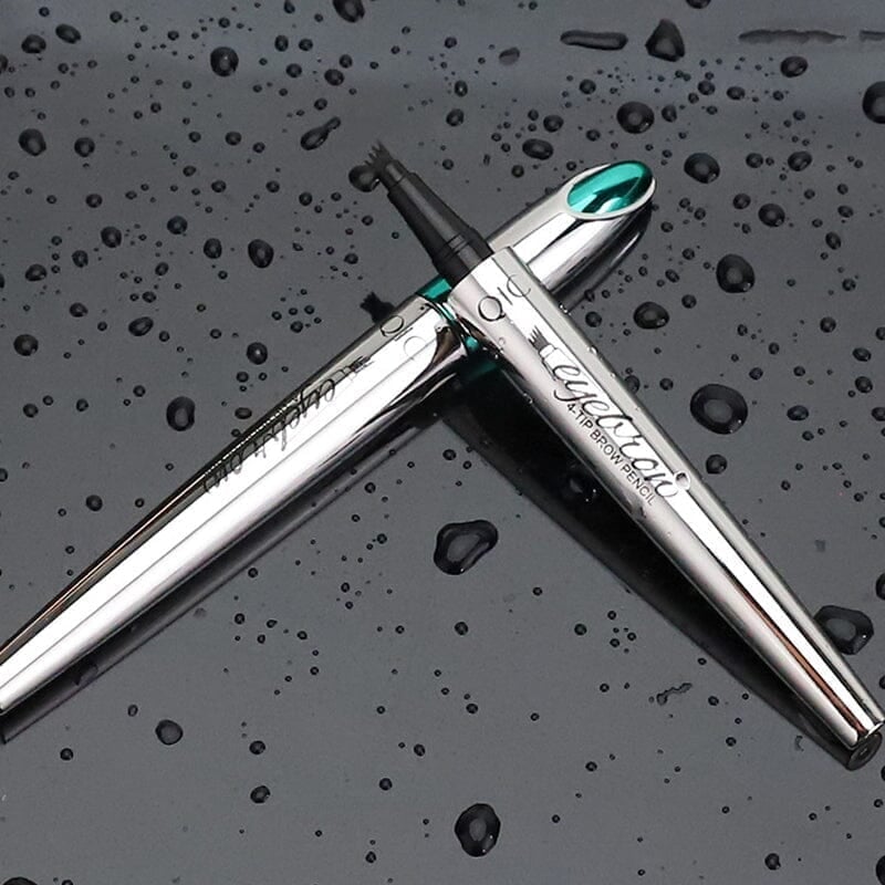 3D wasserfester Microblading-Augenbrauenstift mit 4 Gabelspitzen, Tattoo-Stift