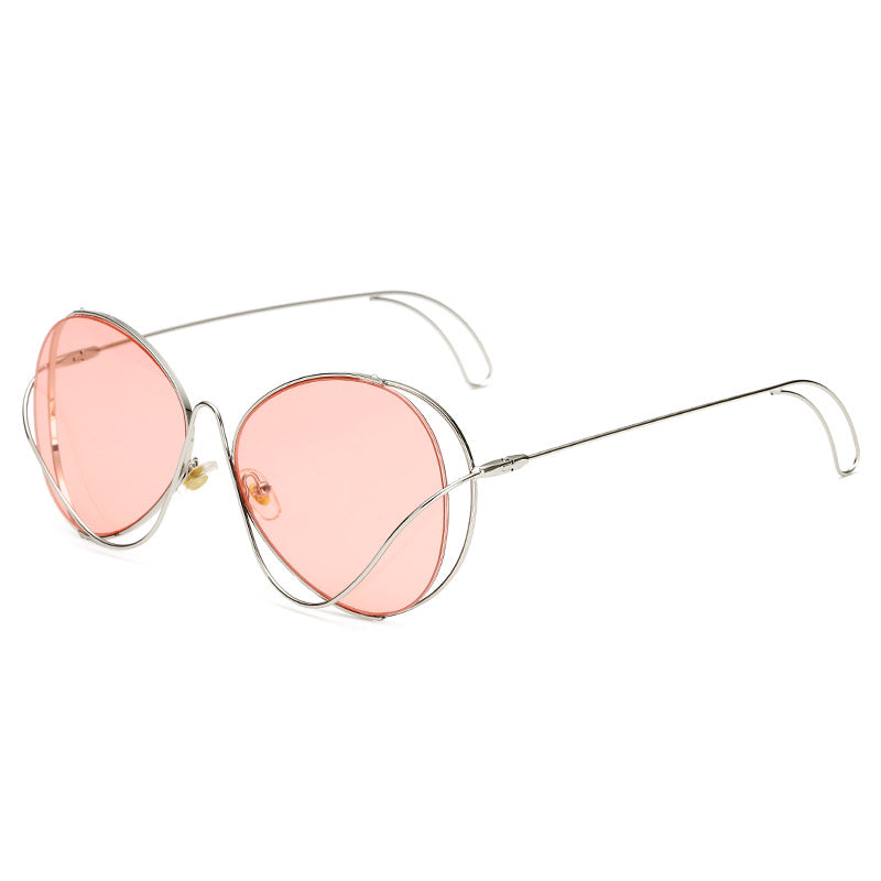 Damen modische Halbrahmenbrille mit filigranem, minimalistischen Design Karnz