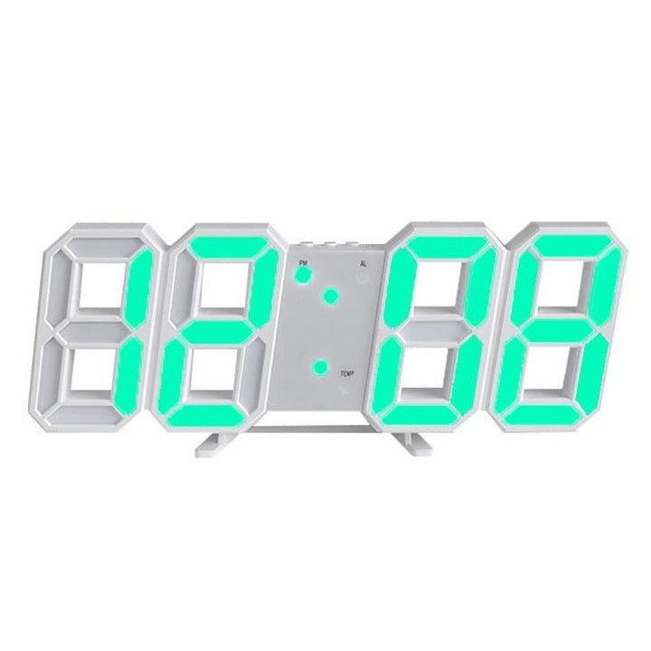 ClariTime 3D LED-Wanduhr — Deine stressfreie Zeit in strahlender Klarheit jederzeit erkennen | Karnz