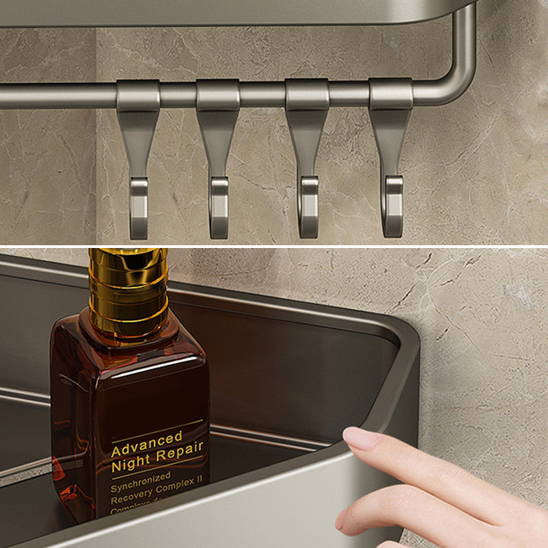 Klebehaken Metall Badezimmerzubehör Einzelstück oder im Set mit Regal
