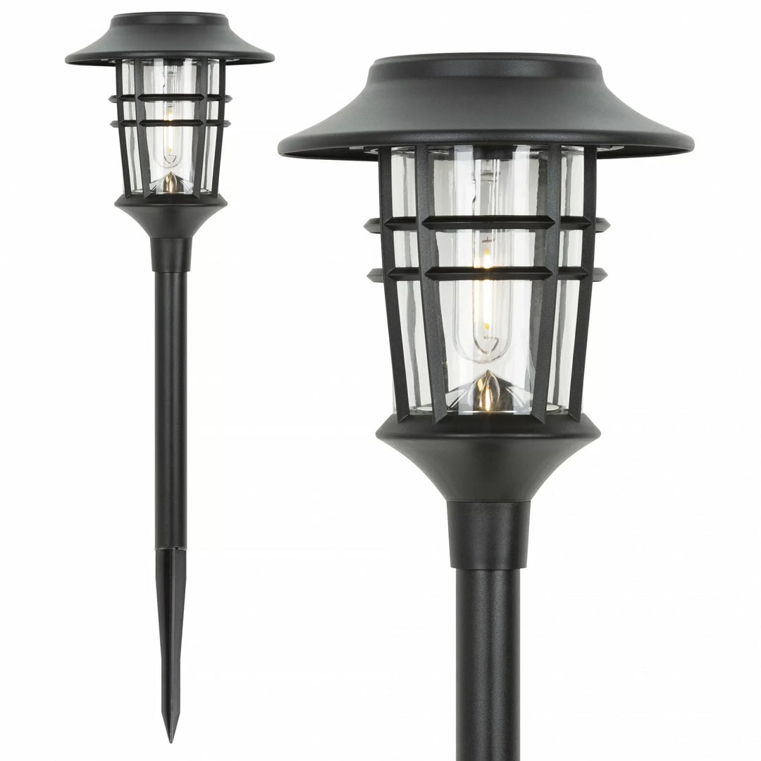 Premium Solar Fackel Gartenlampen - Set von 6