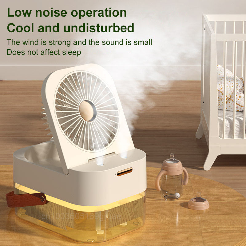 Portabler Spray-Ventilator mit Nachtlicht | Karnz