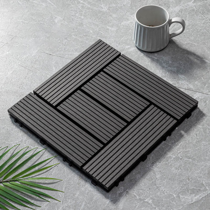 Klassische Holzfliesen für Garten patio Fußbodenbeläge zum Verlegen