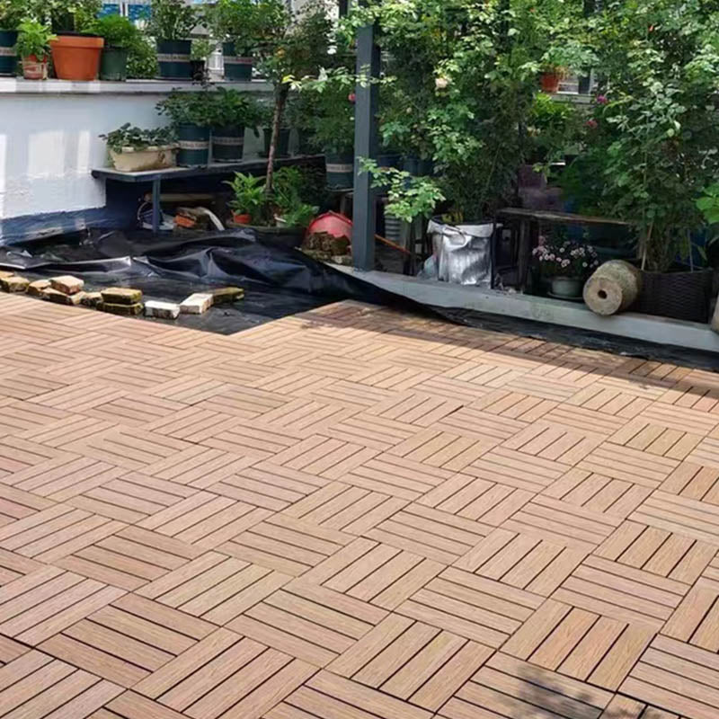 Klassische Holzfliesen für Garten patio Fußbodenbeläge zum Verlegen