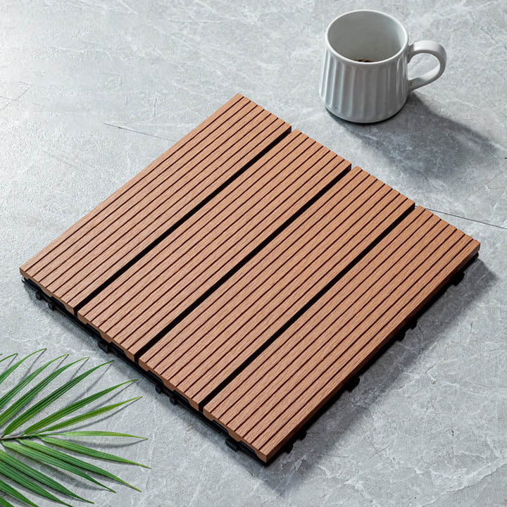 Klassische Holzfliesen für Garten patio Fußbodenbeläge zum Verlegen