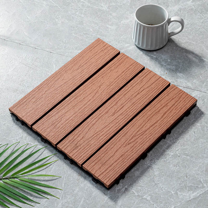 Klassische Holzfliesen für Garten patio Fußbodenbeläge zum Verlegen