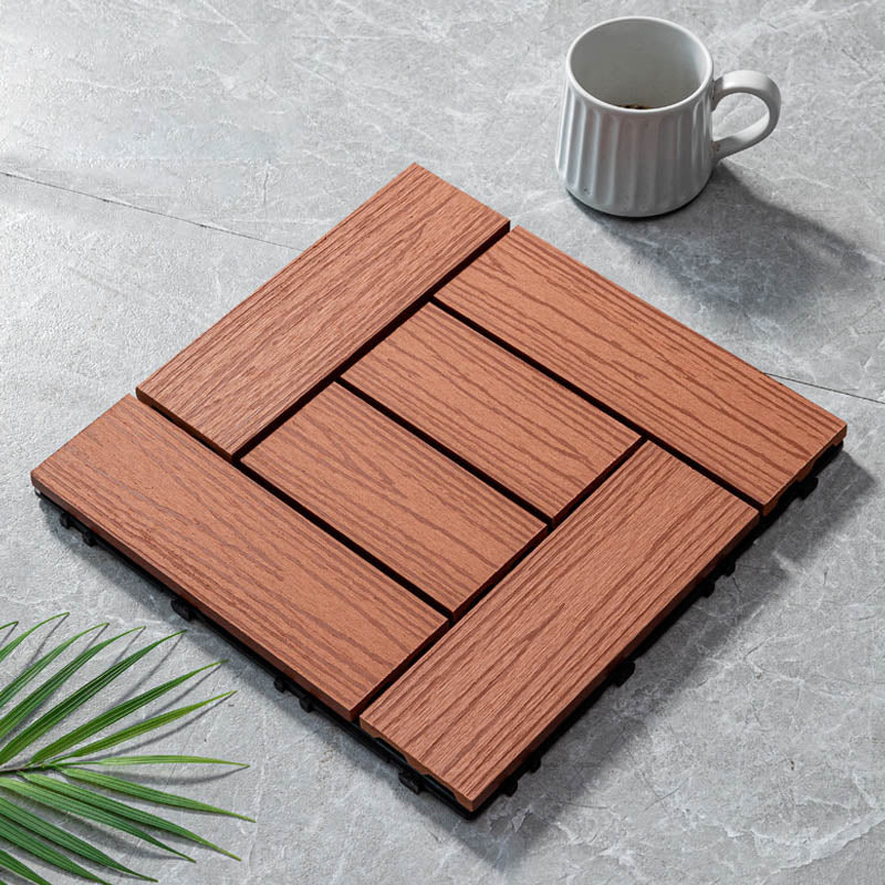 Klassische Holzfliesen für Garten patio Fußbodenbeläge zum Verlegen