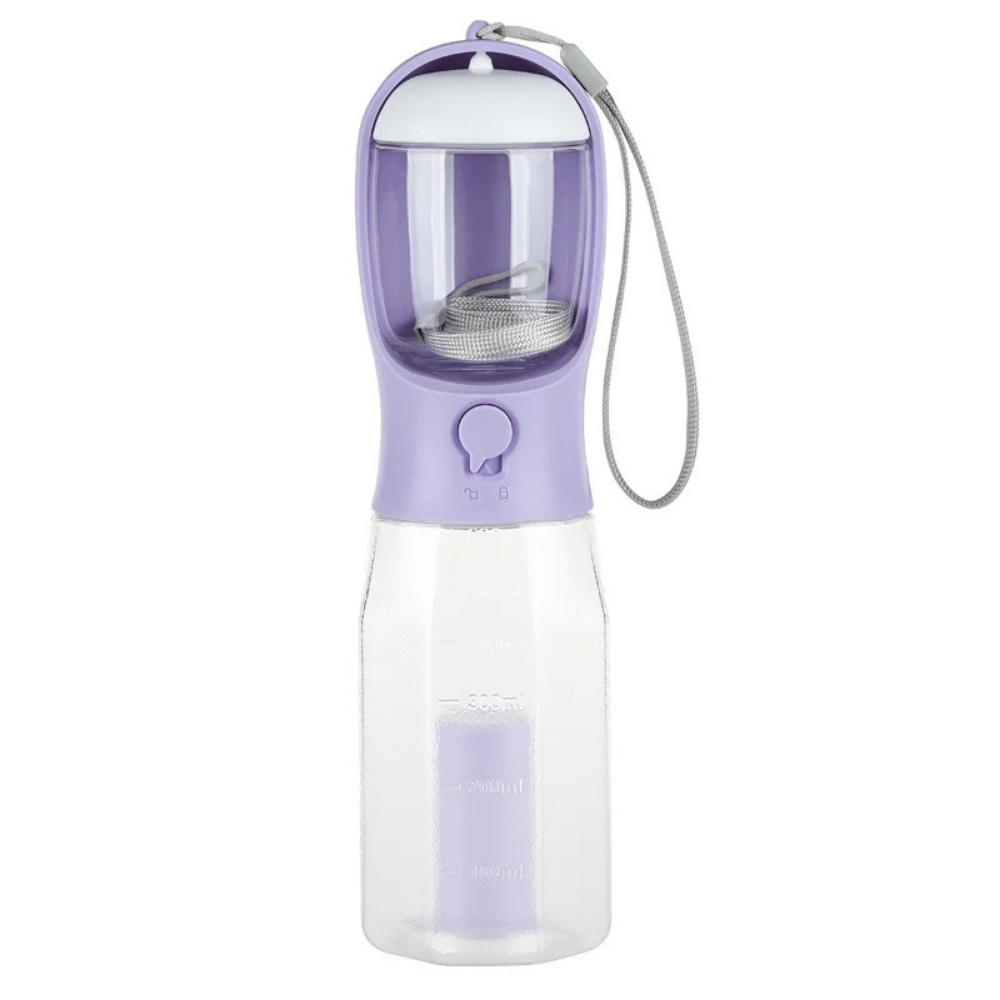 TrailBuddy™ – 3-in-1 Hunde-Trinkflasche mit Futterbox | Karnz
