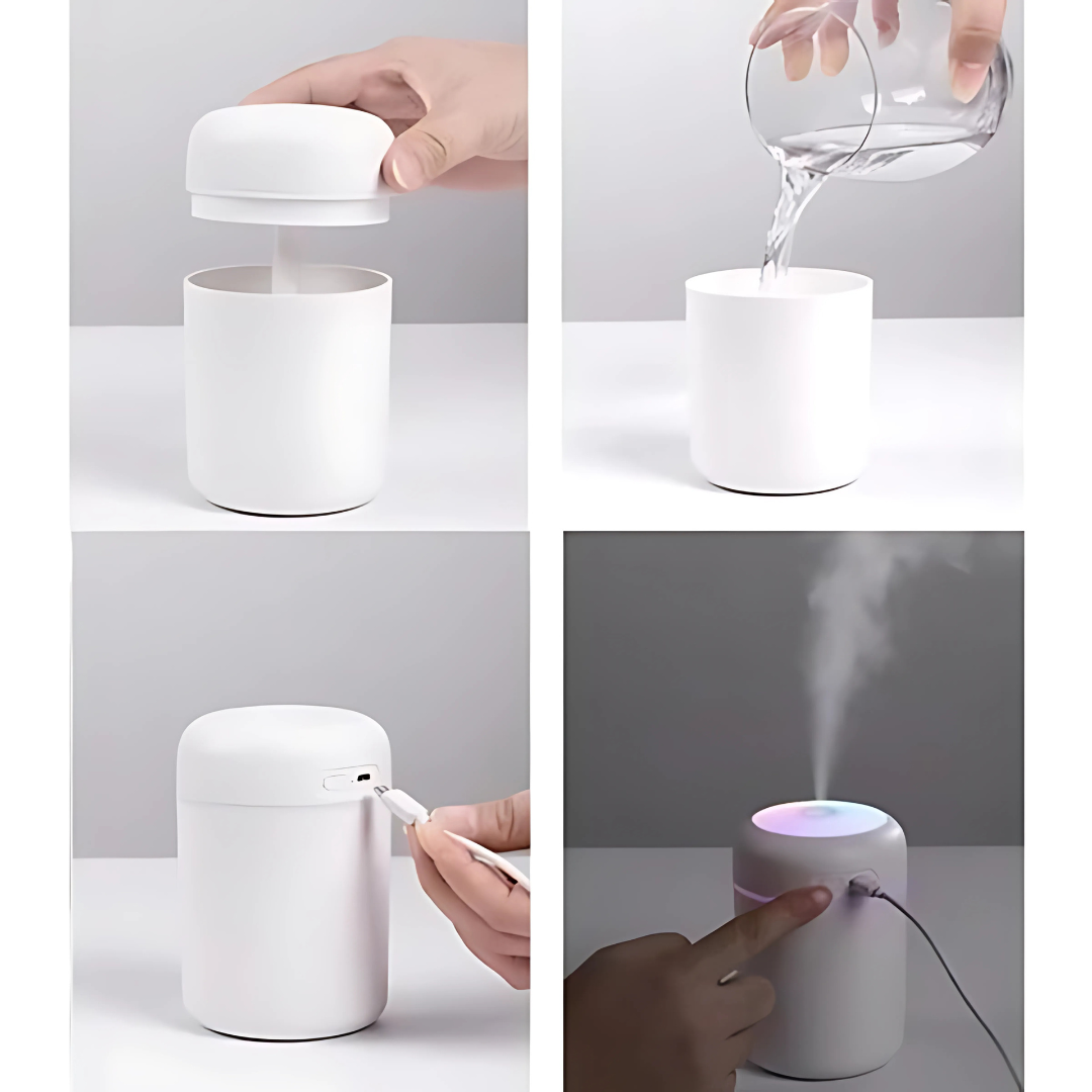 Luftreiniger mit Kaltnebel-Aroma-Luftbefeuchter
