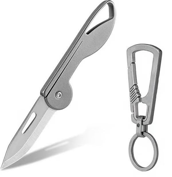 Mini Titanlegierung Faltbare Taschenmesser Karnz