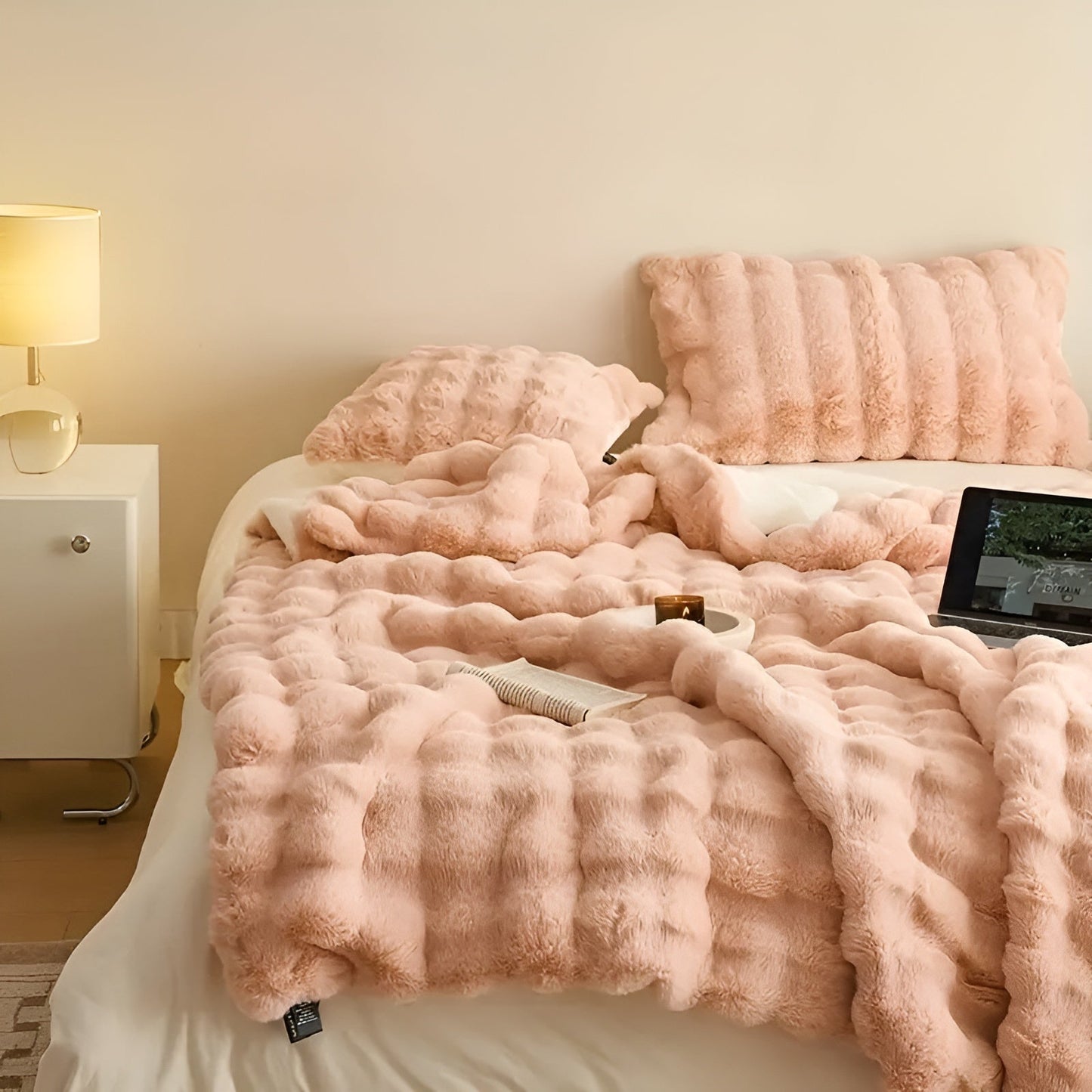 Fleece- und Fleece-Karnzanket – Extra weich und warm | Perfekt für Sofa und Schlafzimmer