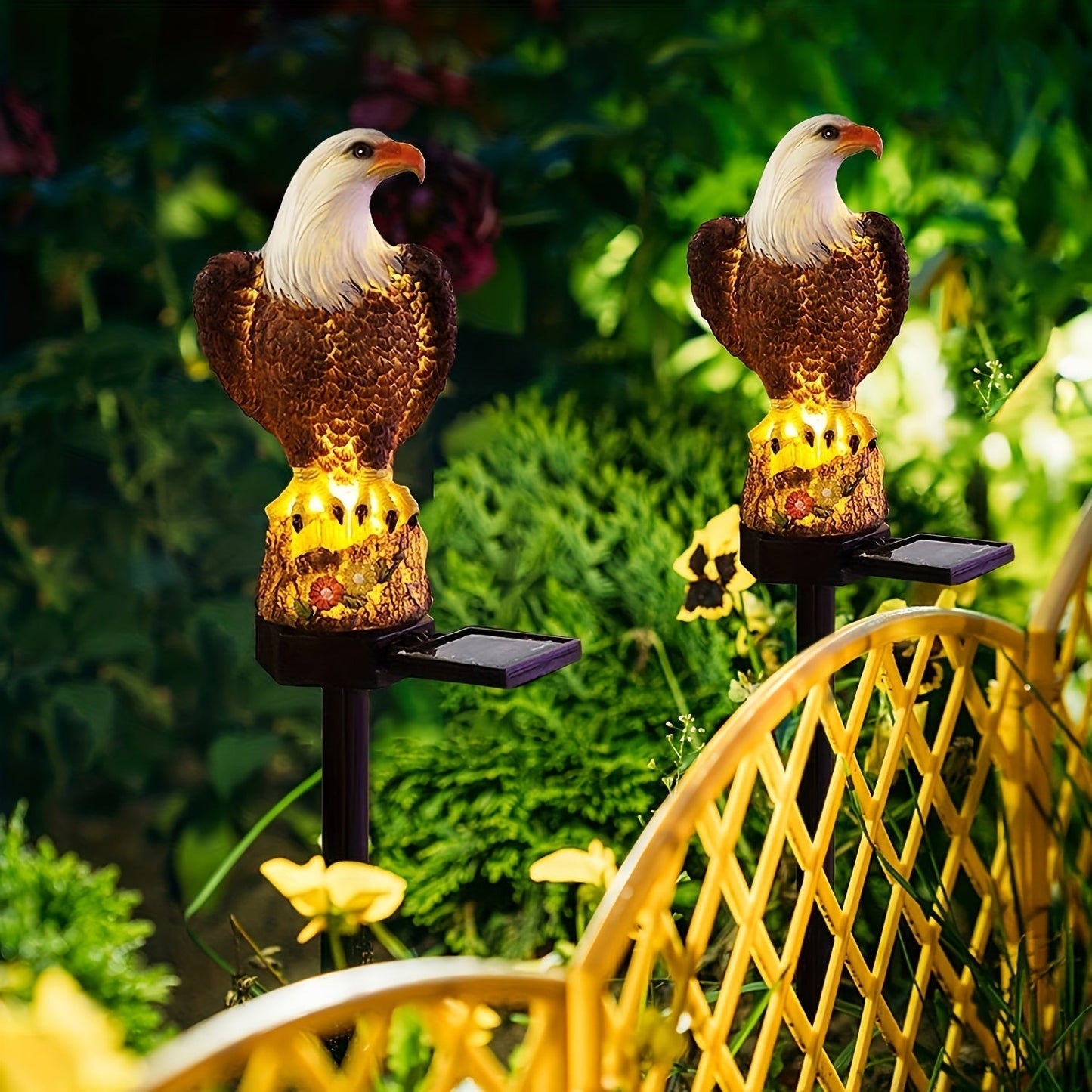 SolarGlow Eagle - Stylische Solarleuchte für Gartenbeleuchtung | Karnz