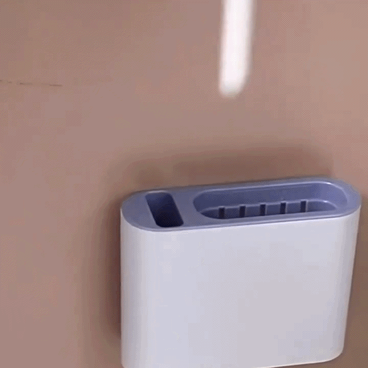 Silikon-Toilettenbürste mit Wandhalterung | Karnz