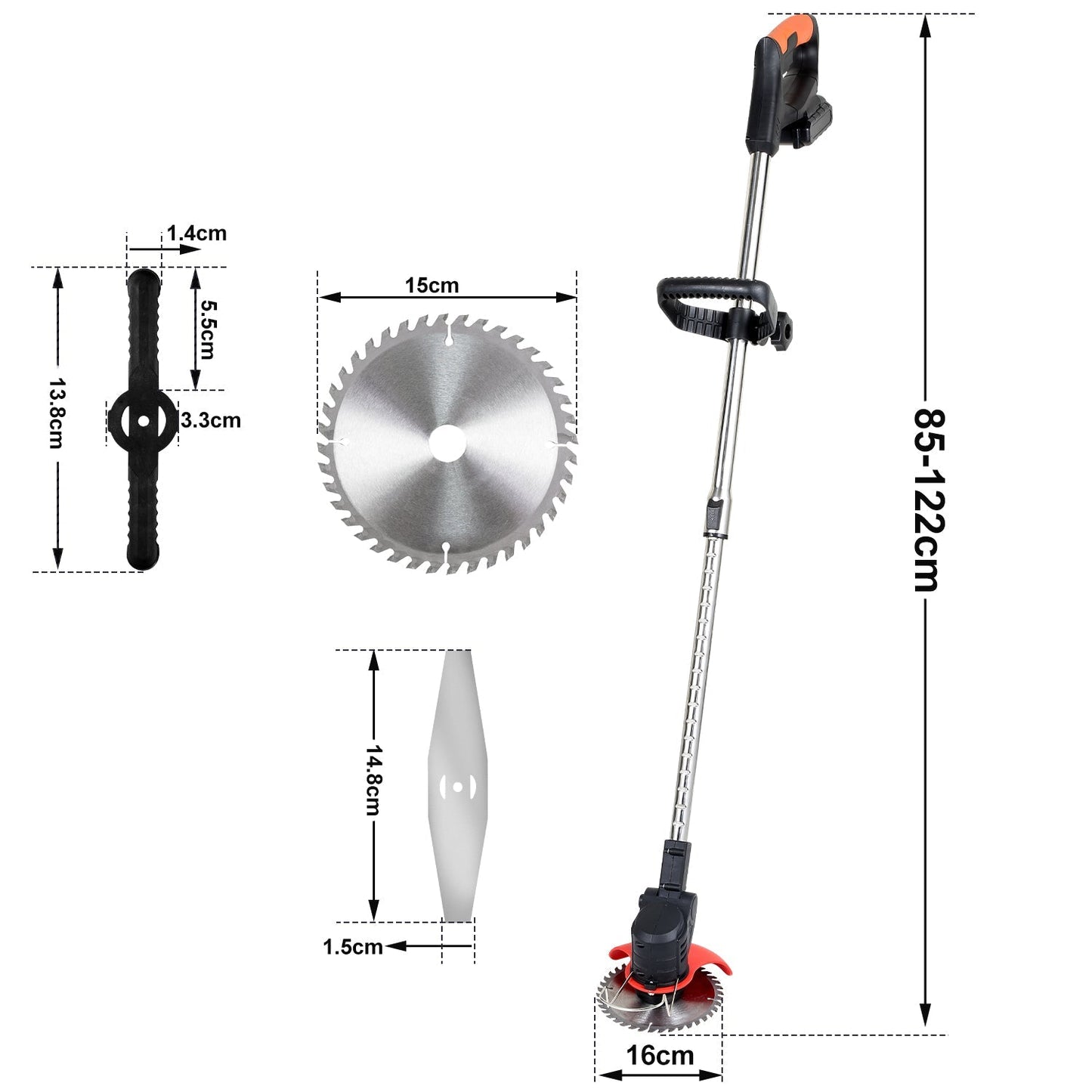 Akku Rasentrimmer 21V 8000 U/min | Karnz