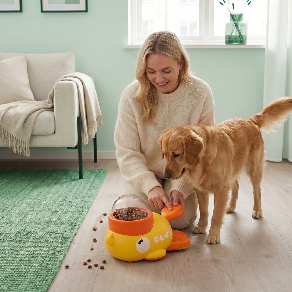 FeediDuck Slow Feeder für Hunde und Katzen | Karnz