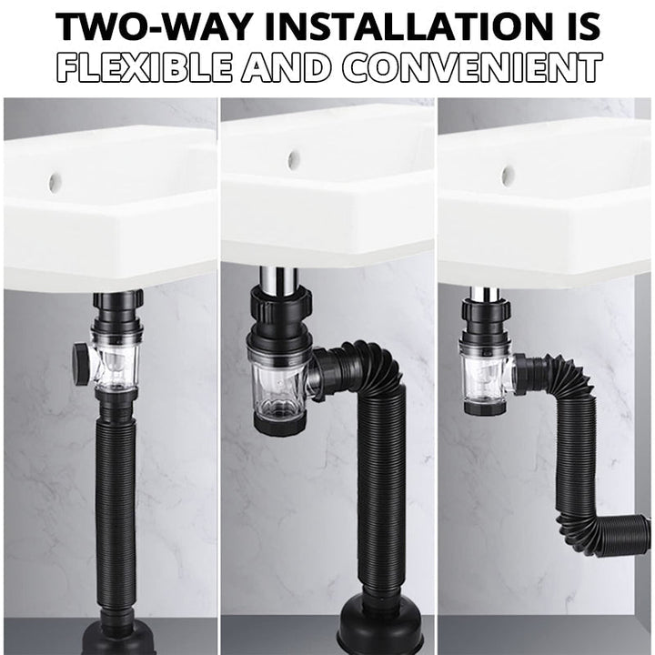Flexibler Siphon Abflussrohr | Karnz