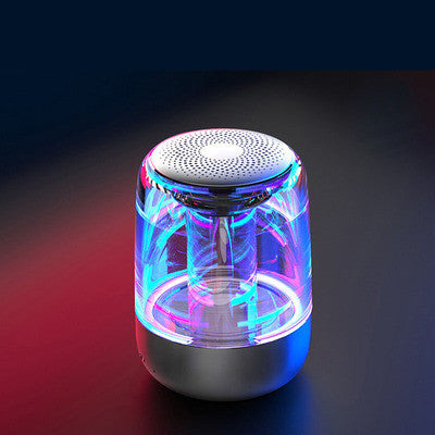 Sandsberg Lautsprecher Bluetooth Säule Drahtloser Bluetooth-Lautsprecher mit kraftvollem Bass und Radio sowie variabler Farb-LED-Beleuchtung.